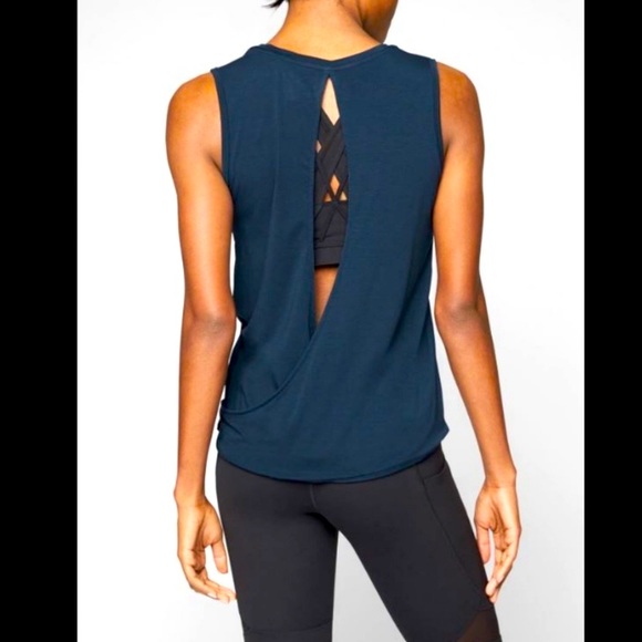 Athleta Tops - Athleta Open Back Top Size M